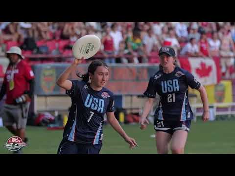 Video Thumbnail: 2025 WFDF World U-24 Championships: Team USA Finals Highlights