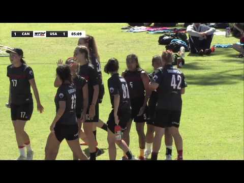 Video Thumbnail: 2018 WFDF World U-24 Championships, Women’s Gold Medal Game: USA vs. Canada